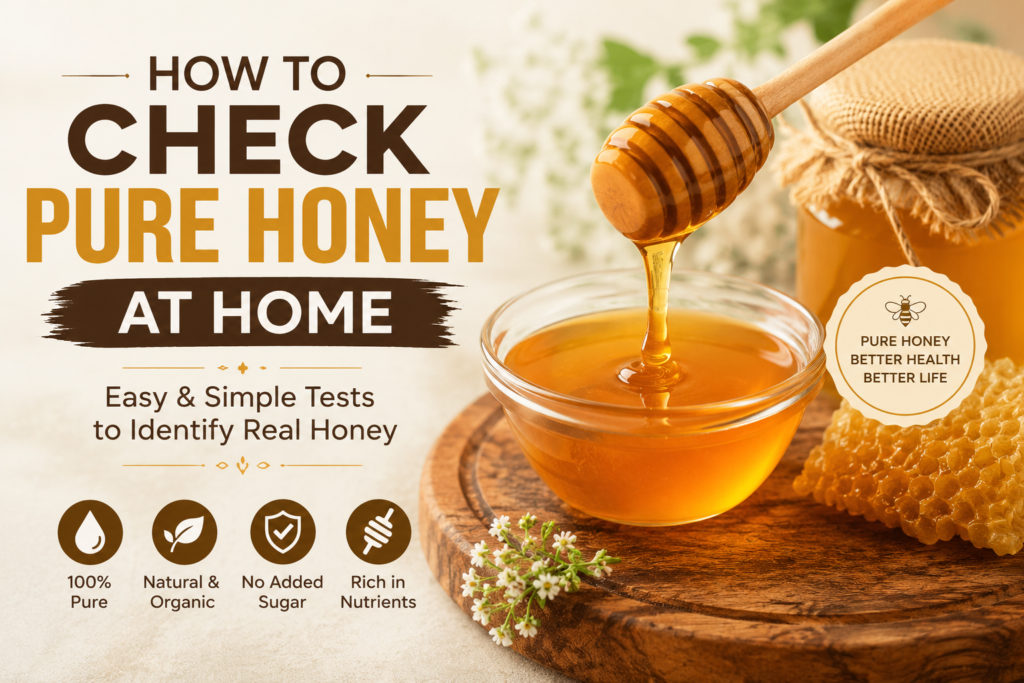 how to check pure honey